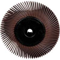 Brosses radiales bristle pour meuleuses d'&eacute;tabli, Grain 36X, 6" dia. Helyx Safety & Industrial Supplies