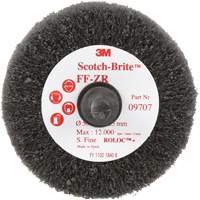 Brosse &agrave; lamelles pour la coupe et le polissage Scotch-Brite, Oxyde d'aluminium, Grain Fin, 2" x 1" x 1/4" Helyx Safety & Industrial Supplies
