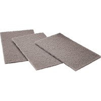 Scotch-Brite Hand Pads, Silicon Carbide, 6" x 9", Medium Grit Helyx Safety & Industrial Supplies