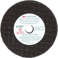 Green Corps Cut-Off Wheel, 3" x 0.188", 3/8" Arbor, Type 1, Aluminum Oxide, 35000 RPM Helyx Safety & Industrial Supplies