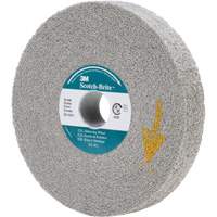 Meules d'&eacute;barbage EXL Scotch-Brite, 6" x 1", Arbre de 1", Oxyde d'aluminium Helyx Safety & Industrial Supplies