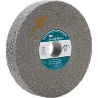 Meule d'&eacute;barbage EXL Scotch-Brite, 8" x 1", Arbre de 3" Helyx Safety & Industrial Supplies