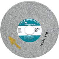 Meule d'&eacute;barbage EXL Scotch-Brite, 6" x 1/2", Arbre de 1", Oxyde d'aluminium Helyx Safety & Industrial Supplies