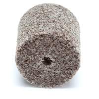 Meule d'abrasion et de polissage unitaris&eacute;e Scotch-Brite, 1" x 1", Arbre de 3/16"-7, Grain de Moyen, Oxyde d'aluminium Helyx Safety & Industrial Supplies