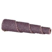 ALO Spiral Cartridge Roll, 100 Grit, 5/8" Dia., Aluminum Oxide, 1-1/2" L, 1/8" Arbor Helyx Safety & Industrial Supplies