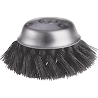 Brosses-boisseau &agrave; fils nou&eacute;s - Rang&eacute;es d&eacute;cal&eacute;es, 5-3/4" dia. x 5/8"-11 arbre Helyx Safety & Industrial Supplies