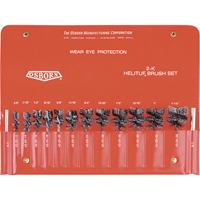 Ensemble de brosses internes &agrave; fils m&eacute;talliques ondul&eacute;s HeliTuf Helyx Safety & Industrial Supplies
