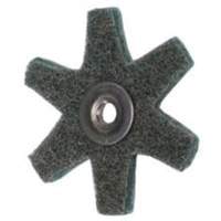 Abrasotex Surface Preparation Star, 2" Dia., Very Fine Grit, Aluminum Oxide Helyx Safety & Industrial Supplies