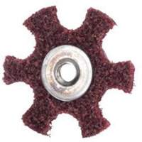 Abrasotex Surface Preparation Star, 4" Dia., Medium Grit, Aluminum Oxide Helyx Safety & Industrial Supplies