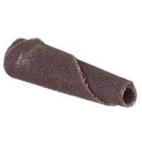 Cartouche de bande abrasive conique ALO, 180 Grain, 3/16" dia., Oxyde d'aluminium, 1" lo, 1/8" Dimension de l'arbre Helyx Safety & Industrial Supplies