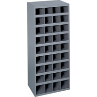 Armoires pour bacs de rangement en acier, 17-7/8" la x 12" p x 42" h, Gris Helyx Safety & Industrial Supplies