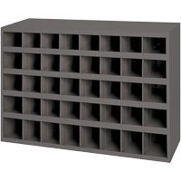 Armoires pour bacs de rangement en acier, 33-3/4" la x 8-1/2" p x 22-1/4" h, Gris Helyx Safety & Industrial Supplies