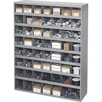 Armoires pour bacs de rangement en acier, 33-3/4" la x 12" p x 42" h, Gris Helyx Safety & Industrial Supplies