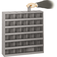 Armoires pour bacs de rangement ajustables, Acier, 36 tiroirs, 23-3/4" x 4-3/4" x 23-3/4", Gris Helyx Safety & Industrial Supplies