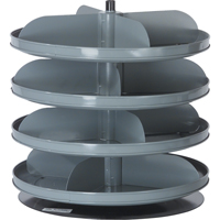 Modules de stockage Rotabin, 60 lb Capacit&eacute; par niveau, 4 Niveau(x), 18-1/2" ha x 17" dia Helyx Safety & Industrial Supplies