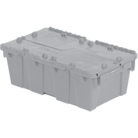 Contenants de distribution Flipak en plastique poly&eacute;thyl&egrave;ne (PE), 19,7" x 11,8" x 7,3", Gris Helyx Safety & Industrial Supplies