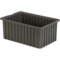 Contenants Divider Box, Poly&eacute;thyl&egrave;ne, 16,5" la x 10,9" p x 7" h, Gris Helyx Safety & Industrial Supplies