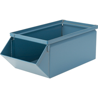 Steel Bin, 100 lbs. Cap., 12" W x 20-1/2" D x 9-1/2" H, Blue Helyx Safety & Industrial Supplies