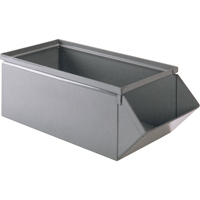 Bac en acier, Cap. 100 lb, 15" la x 24" p x 11" h, Bleu Helyx Safety & Industrial Supplies