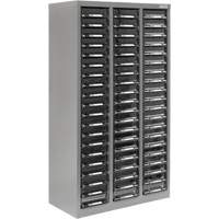 KPC-300 Parts Cabinet, Galvanized Steel, 60 Drawers, 21-3/10" x 10-2/5" x 36-9/10", Grey Helyx Safety & Industrial Supplies