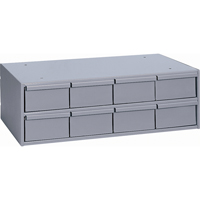 Casiers &agrave; tiroirs industriels, 8 tiroirs, 22-3/4" la x 11-5/8" p x 7-3/8" h, Gris Helyx Safety & Industrial Supplies