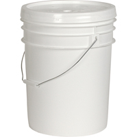 Seau d'usage g&eacute;n&eacute;ral sans couvercle, Plastique, 4 L Helyx Safety & Industrial Supplies