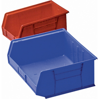 Bac en plastique, 8-1/4" la, 9" h x 18" p, Bleu Helyx Safety & Industrial Supplies