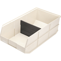 Akro-Bin de la S&eacute;rie 1800, 11" la, 7" h x 20-1/2" p, Beige Helyx Safety & Industrial Supplies