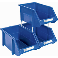 Bac empilable & &agrave; suspendre, 4-13/16" la, 3-3/16" h x 7-1/8" p, Bleu Helyx Safety & Industrial Supplies