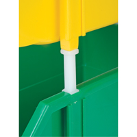 Stack & Hang Bin, 5-7/8" W x 4-11/16" H x 9-13/16" D, Yellow Helyx Safety & Industrial Supplies