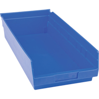 Bacs pour tablette en plastique, 8-3/8" la x 4" H x 17-7/8" p, Bleu, Capacit&eacute; 20 lb Helyx Safety & Industrial Supplies