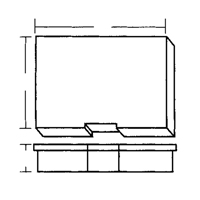 Boîte &agrave; compartiments, Plastique, 15-1/2" la x 11-3/4" p, 2-1/2" h, Gris Helyx Safety & Industrial Supplies