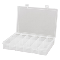 Boîtes &agrave; compartiments compactes en polypropyl&egrave;ne, 13-1/8" la x 9" p x 2-5/16" h, 18 compartiments Helyx Safety & Industrial Supplies