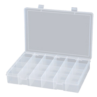 Boîtes &agrave; compartiments compactes en polypropyl&egrave;ne, 13-1/8" la x 9" p x 2-5/16" h, 24 compartiments Helyx Safety & Industrial Supplies