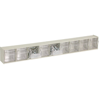 Tip-Out Bins Modular Storage System, 23-5/8" W x 2-1/2" D x 3-1/8" H, 9 Drawers Helyx Safety & Industrial Supplies