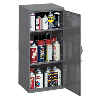 Armoires utilitaires, Acier, 2 Tablettes, 30" h x 13-3/4" la x 12-3/4" P, Gris Helyx Safety & Industrial Supplies