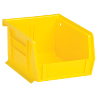 Bacs ultra empilable & suspendable, 4-1/8" la, 3" h x 5-3/8" p, Jaune Helyx Safety & Industrial Supplies