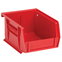 Bacs ultra empilable & suspendable, 4-1/8" la, 3" h x 5-3/8" p, Rouge Helyx Safety & Industrial Supplies
