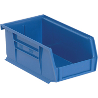 Ultra Stack & Hang Bin, 4-1/8" W x 3" H x 7-3/8" D, Blue Helyx Safety & Industrial Supplies