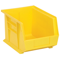 Ultra Stack & Hang Bin, 8-1/4" W x 7" H x 10-3/4" D, Yellow Helyx Safety & Industrial Supplies