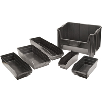 Bacs &agrave; pi&egrave;ces en plastique recycl&eacute;, 4-1/8" la x 11-5/8" p x 4" h, Capacit&eacute; de 30 lb Helyx Safety & Industrial Supplies