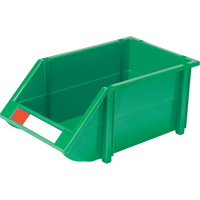 Stack & Hang Bin, 8-3/16" W x 6-3/16" H x 14" D, Green Helyx Safety & Industrial Supplies