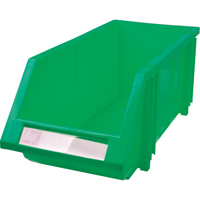 Stack & Hang Bin, 7-7/8" W x 7" H x 17-11/16" D, Green Helyx Safety & Industrial Supplies