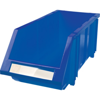 Stack & Hang Bin, 7-7/8" W x 7" H x 17-11/16" D, Blue Helyx Safety & Industrial Supplies