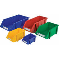 Stack & Hang Bin, 7-7/8" W x 7" H x 17-11/16" D, Red Helyx Safety & Industrial Supplies