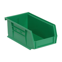 Ultra Stack & Hang Bin, 4-1/8" W x 3" H x 7-3/8" D, Green Helyx Safety & Industrial Supplies
