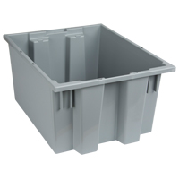 Contenants Stack & Nest, 10" x 19,5" x 15,5", Gris Helyx Safety & Industrial Supplies