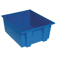 Contenants Stack & Nest, 10" x 23,5" x 19,5", Bleu Helyx Safety & Industrial Supplies