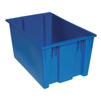 Contenants Stack & Nest, 15" x 29,5" x 19,5", Bleu Helyx Safety & Industrial Supplies
