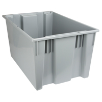 Contenants Stack & Nest, 15" x 29,5" x 19,5", Gris Helyx Safety & Industrial Supplies